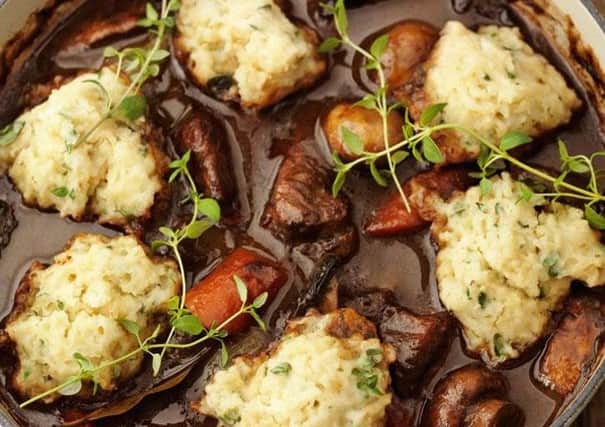 Undated Handout Photo of Irish Beef and Irish Stout Casserole with Herby Dumplings. See PA Feature FOOD Irish. Picture credit should read: PA Photo/Irish Food Board Bord Bia. WARNING: This picture must only be used to accompany PA Feature FOOD Irish.