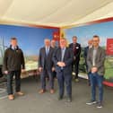 UFU office bearers alongside members of the AERA committee at the Balmoral Show.