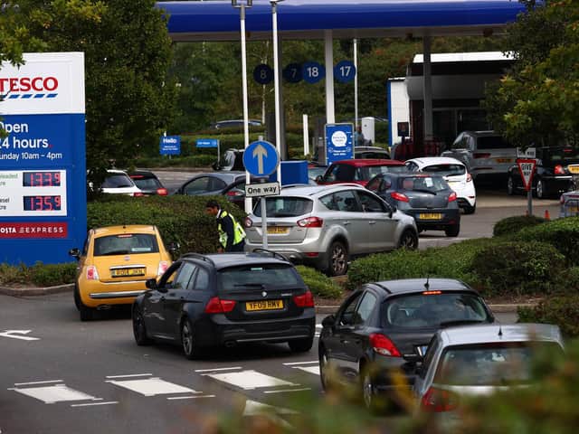 There have been long queues for petrol across England, Scotland and Wales