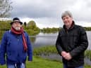 Jimmy Conway and Joe at Lurgan Park
