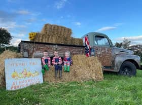 The Maxwell family are gearing up for this year's Pumpkin Patch event in aid of Air Ambulance NI and the Cancer Fund for Children