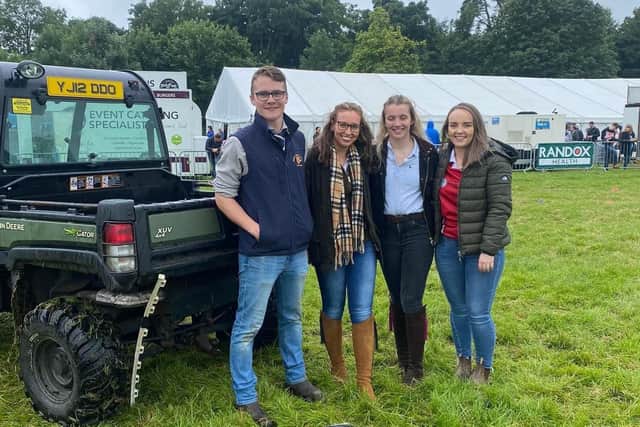 Members from Young Farmers' Club from across Co Antrim took part in a variety of activities including tractor handling, United Dairy Farmer, girls task and the digger challenge at their annual county competitions day at the Antrim Show