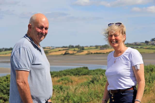 Discussing plans for the NI Aberdeen Angus Clubâ€TMs open day on Saturday 20th August at Tyrella, County Down, are host farmer Oisin Murnion, and club chairperson Hylda Mills. Picture: Julie Hazelton
