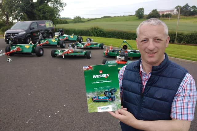 Aaron McFarland presents an impressive line up of Wessex flail and rotary mowers. Wiith the sales brochure in hand Aaron believes he has a product worth considering.