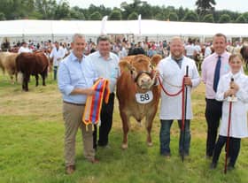 Farm Minister Edwin Poots MLA (left) attended all of the local shows held in 2022