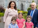 The Rohan family Brian and Norma, with their children Julie, Emily and Liam, at the Embrace Farm annual remembrance service in the Most Holy Rosary Church, Abbeyleix,  Co Laois