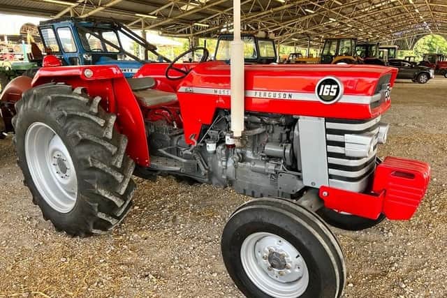 A 1969 Massey Ferguson 165, which sold for £10,505 against an estimate of £7,500-£8,500