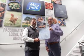 Derek Lough, UFU membership director and Justin Coleman, Moypark Agri Business and Live Production Services Director