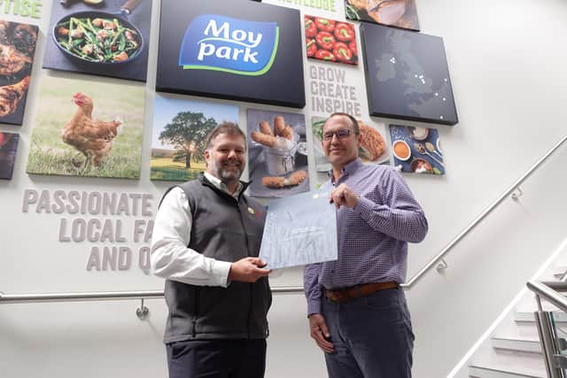 Derek Lough, UFU membership director and Justin Coleman, Moypark Agri Business and Live Production Services Director
