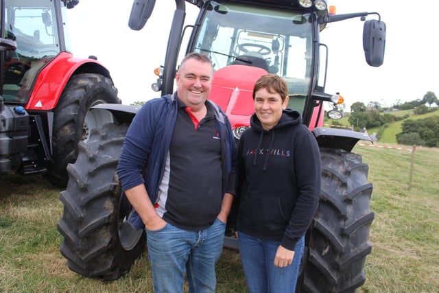 Warren and Joanne McConnell supported the tractor run at Ardarragh.