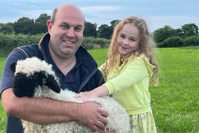 Geoffrey Gray with niece Isla Brown of Diamond Valais looking forward to the Valais Weekend in early October, with an elite sale and demo day with Cannon Hall Farm star guests.
