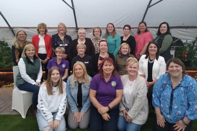 Members of the Women in Farming Programme with Majella Gollogly and Teresa Nugent Rural Health Partnership