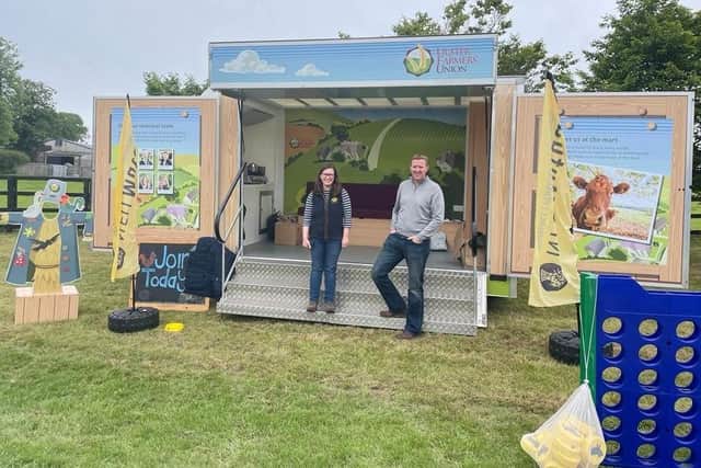 North Down group managers Justin Barr and Michaela Preston at Saintfield Show on June 18