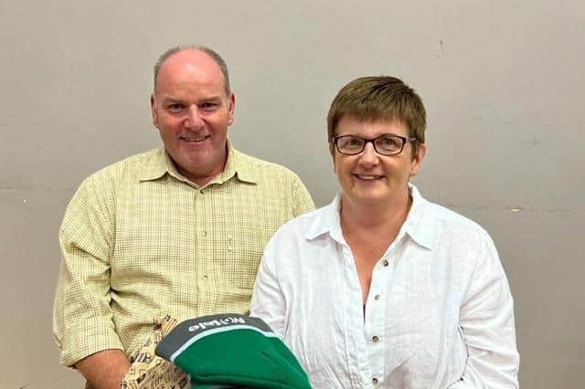 Richard and Linda Cromie who were placed first in the club's treasure hunt