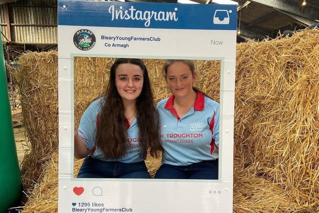 Bleary YFC committee members Amy Ritchie and Kathryn Morton