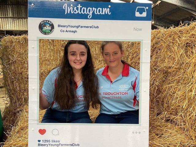 Bleary YFC committee members Amy Ritchie and Kathryn Morton