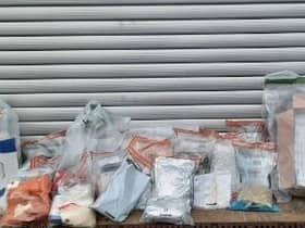 Drugs seized by PSNI officers