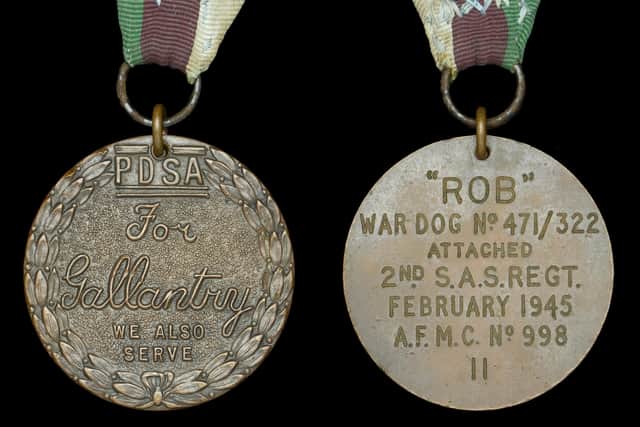 The Dickin Medal will be sold at auction. Image: Noonans