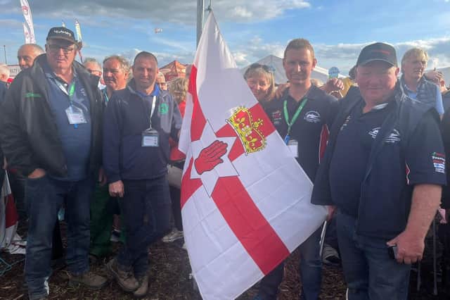 NI team Pictured on day one of the World Ploughing Championships.