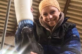 Dairy worker Lianne Farrow has been named this year's Dairy Industry Woman of the Year