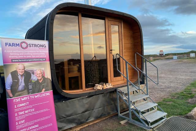 Stuart feels by incorporating a sauna, food and drink into the discussion, people felt more relaxed to openly chat about what matters most to them. (Pic: Jane Craigie Marketing)