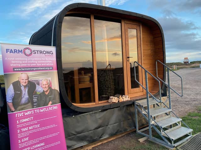 Stuart feels by incorporating a sauna, food and drink into the discussion, people felt more relaxed to openly chat about what matters most to them. (Pic: Jane Craigie Marketing)