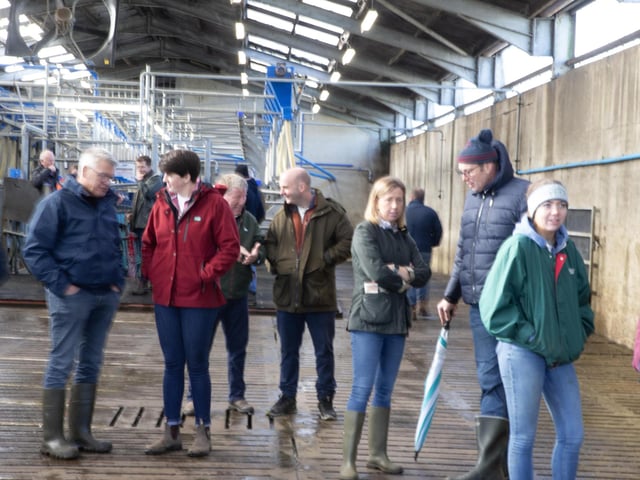 Plenty of opportunity for chat during the UGS event in Aghadowey
