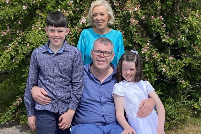 Killarney resident and Wexford native Paul Murphy, pictured with his wife Linda and children Harry and Sadie.