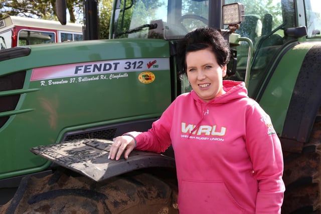 Naomi McMullan pictured at the Loughguile Church of Ireland tractor run. Picture Kevin McAuley/McAuley Multimedia