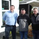 From left, Alan Boyd, United Feeds, with George Graham, David Parke and David Magill.