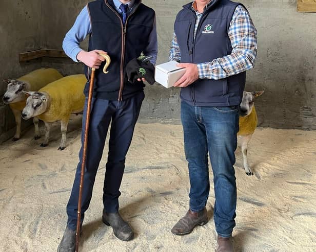 Judge Cathaoir O’Connor with the club chairman
