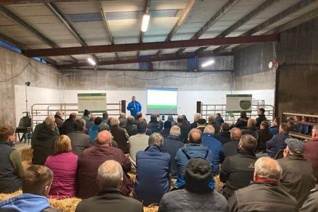 Farmers at recent on farm awareness events were keen to take part in the Soil Nutrient Health Scheme training to help them better understand their results.