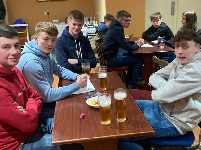 Trillick and District YFC who attended the Tyrone quiz night