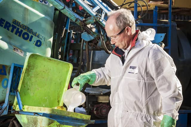 NI Water is reminding farmers to carefully store, handle and dispose of their pesticides safely this summer. (Pic supplied)