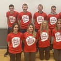 Members of Ballywalter YFC who will be taking part in the relay. Picture: Ballywalter YFC