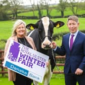 RUAS Operations Director, Rhonda Geary and Danske Bank’s Head of Agribusiness, Rodney Brown look forward to welcoming visitors and exhibitors to the 37th Royal Ulster Winter Fair next week.  Pic: Brian Thompson
