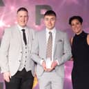 Joel Eakin, Marketing Executive for Eakin Bros LTD, has won the Regional Recognition Award at the Isuzu UK Dealer Conference and Awards 2024 in Glasgow. Pic: Lauren Taylor
