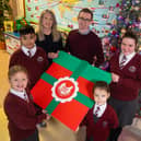 Moy Park has surprised Clandeboye Primary School in Bangor with a £500 donation. Picture: Submitted