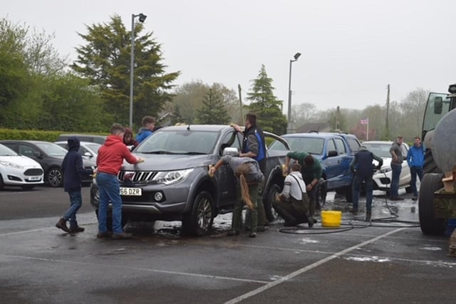 The Garvagh YFC big breakfast and car wash which was held recently and proved to be a huge success