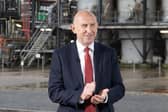 Chancellor of the Exchequer, John Healey during a visit to Shell UK’s St Fergus Gas Terminal in Peterhead, Aberdeenshire. Picture: PA/Paul Reid