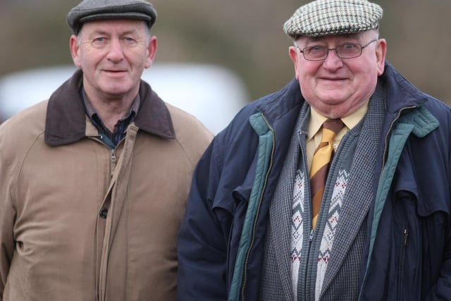 Robert Kennedy and John Moore pictured at the Mullahead ploughing match. Picture: Steven McAuley/Kevin McAuley Photography Multimedia