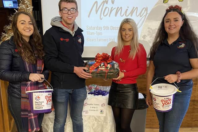 Helen Laird, Ben Allen, Zoe Maguire and Amy Ritchie. Picture: Bleary YFC