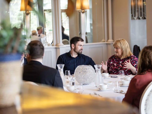 NIGTA members at the quarterly lunch. Pic: Steven McAuley/McAuley Multimedia