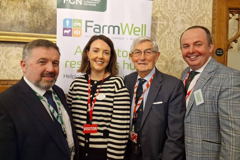 Robin Swann MP, Catriona Casey NI Project Officer, Lord Rogan and Dr Jude McCann. (Pic: Freelance)