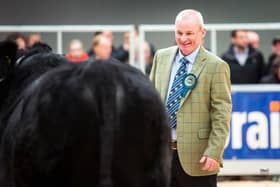 Balmoral Aberdeen Angus judge David Johnstone from Ballindalloch in Banffshire. Picture: MacGregor Photography