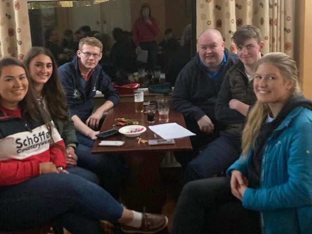 Newtownstewart YFC who attended the Tyrone quiz night