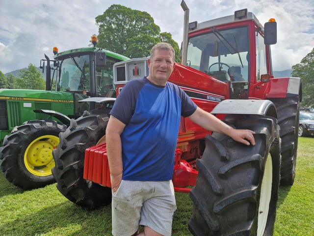 Bobby Wilson from Kilkeel enjoying his day out at this year's Kilbroney Vintage Show which was held at Kilbroney Forest Park, Rostrevor. Picture: Darryl Armitage
