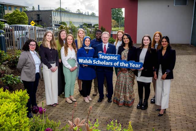 The 12 finalists of the Walsh Scholar of the Year Awards 2024