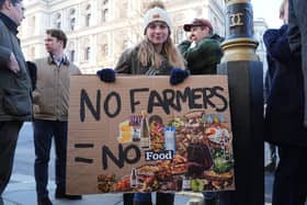 Farmers take part in a protest with their tractors in Whitehall, London, ahead of Chancellor of the Exchequer Rachel Reeves delivering her Budget in the House of Commons. Picture date: Wednesday November 26, 2025. PA Photo. Photo credit should read: Lucy North/PA Wire