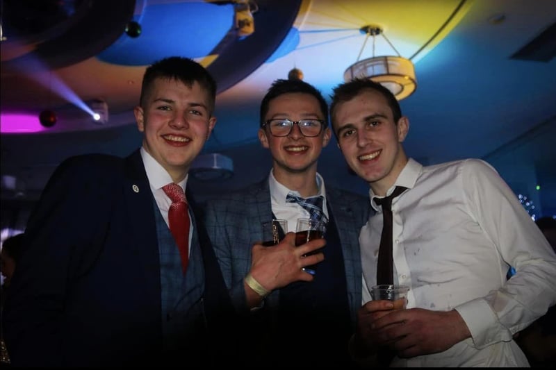 All smiles from Jack McCready (Rathfriland YFC), Adam Parker (Spa YFC) and Ryan Adams (Rathfriland YFC). Picture: Submitted